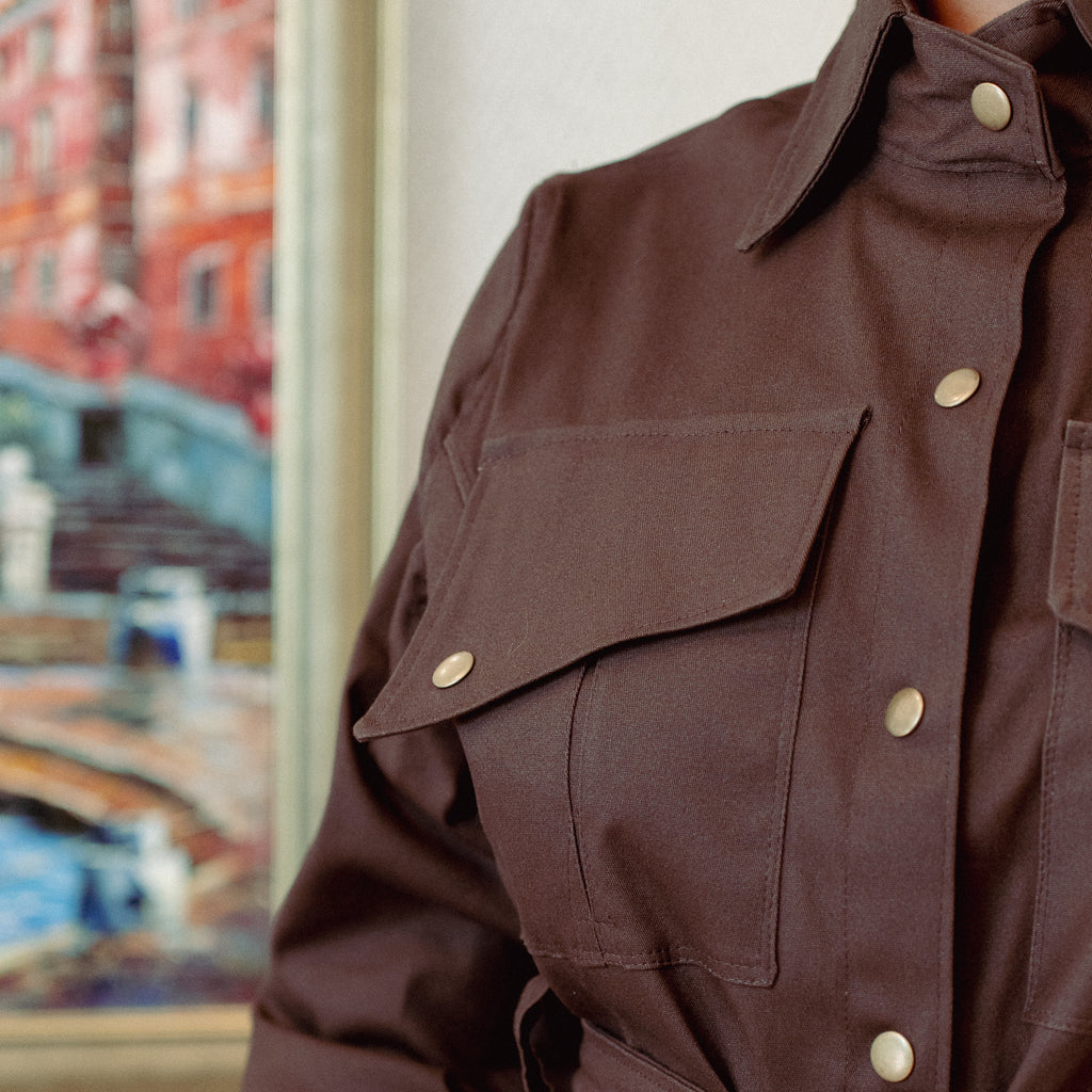 Field Jacket in Walnut