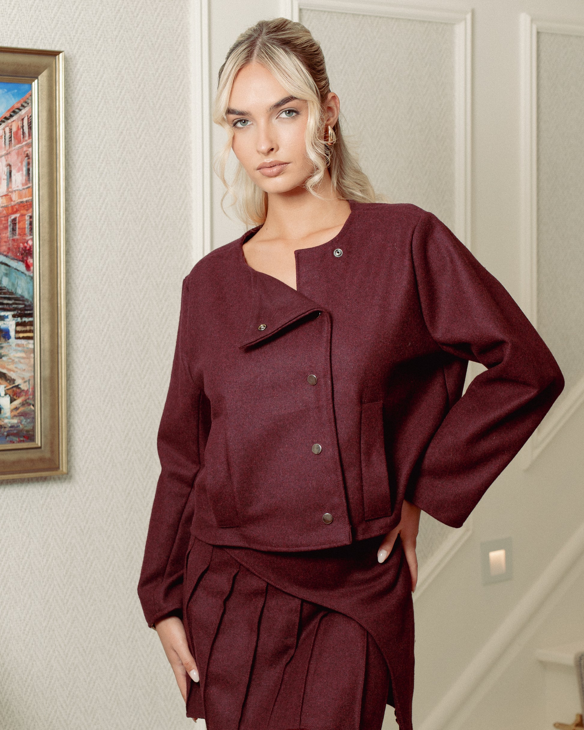 Bray Jacket in Bilberry