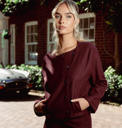 Bray Jacket in Bilberry